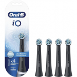 Oral-B | Clean Replaceable Dantų &scaron;epetėlis Heads | iO Refill Ultimate | Heads | Suaugusiems | Cordless | &Scaron;epetėlių skaičius galvutės įeina 4 | Juodas | Baltas