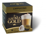 GCS German Capsule Solution Kavos kapsulės Dolce Gusto kavos aparatams AROMA GOLD Capuccino,186.4g