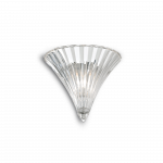 Sieninis &scaron;viestuvas Ideal Lux Wall lamp with 1 light SANTA, E14, transparent