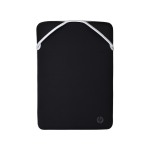 Hewlett Packard (HP) HP 14 Reversible Sleeve, Sanitizable - Juodas, Sidabrinis