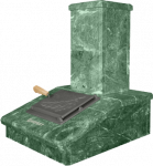 Gefest Akmeninė kamino apdaila, serpentine, 540 mm