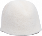 Pirties kepurė - Balta, vilnonė