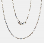 Sidabrinė grandinėlė Anchor 2.1 mm , briaunų apdirbimas deimantu - 50 - 2.1 mm. - 6.4 g.