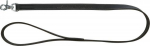TRIXIE Rustic rieb. odos pavadys Heartbeat, M-L 1m/20mm, juodas