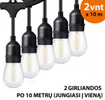 Tonro Lauko girlianda (LED lemputės) 20 m Drop