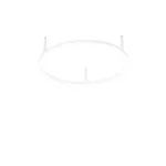 Ideal Lux Lubinis &scaron;viestuvas Oracle Slim Pl D050 Round Wh 3000K