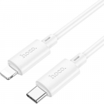 USB kabelis Hoco X88 "USB-C (Type-C) to Lightning" (20W) 1m baltas