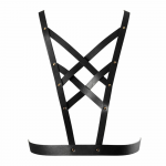 Bijoux Indiscrets - Maze Net Cleavage Harness Juodas
