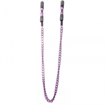Ouch By Shots Ouch! Adjustable Stainless Steel Nipple Clamps with Chain, Nickel-Free
