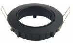 Įleidžiamas rėmelis, juodas, GU10