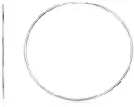 Sidabriniai auskarai &ndash;žiedai - 7.1 g. - 73 mm.