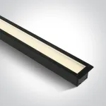 40W įleidžiamas linijinis &scaron;viestuvas, juodas, 3000K, 38145AR/B/W