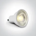6W LED COB lemputė, GU10, 3000K, dimeriuojama, gali &scaron;viesti 3h avariniu režimu, 7304GE/W