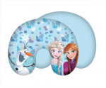 Poduszka turystyczna rogal Frozen Anna i Elza mėlyna