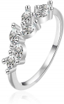 Agato Sidabrinis putojantis žiedas su cirkoniais AGT-R42W