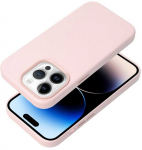 Oem Dėklas Leather Mag Cover (MagSafe) skirtas iPhone 16 Pro Max rožinis