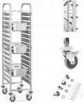 Maitinimo padavėjo vežimėlis skirtas gabenti 16 GN 1/1 padėklų konteinerius Royal Catering RCTW-16GN.1