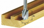 Spiralinė griovelių freza su galiniais a&scaron;menimis Festool; 30/60 mm