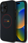 Red Bull Raudona Bull Raudona Bull PU Leather Raudona Ring MagSafe dėklas jūsų Apple iPhone 16 Plus mėlynos spalvos