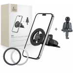 Tech-Protect N56 Magnetinis MafSafe automobilio laikiklis CD lizdo laikiklis - Juodas