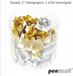 Holografinės Polsirhurt rozetės (50szt)
