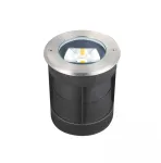 7W LED įleidžiamas į žemę &scaron;viestuvas, plieno sp., 3000K, IP67, E362