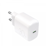 Puro PROLITE 30W USB-C laidinis įkroviklis - baltos spalvos