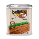 Helios Alyva medinėms terasoms Belinka OIL DECKING - Spalva 203 0,75L, Spalva: 203 - Tikmedis ant ąžuolo, maumedžio ir tikmedžio, Pakuotė: 0,75 L