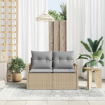 Sodo sofa su pagalve su saugykla 120 x 62 x 69 cm poliratanas