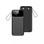 Telforceone &bdquo;Wekome Maxlife&ldquo; i&scaron;orinė baterija su įmontuotu laidu MXPB-06 PD QC 22.5W 10000 mAh juoda