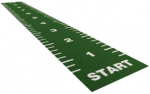Grindų danga su dirbtine žole Trackz Essential Range 10 &times; 2 m (Spalva: Žalia)