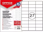 Etiketės Office Products A4 70x30mm baltos (100 vnt.)
