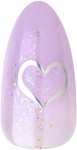 KISS Dirbtiniai nagai su klijais Gel Fantasy Jelly, One Day Jelly, Violetinė, Vidutinis migdolas