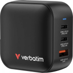 Verbatim Mini GaN įkroviklis 70W 2xUSB-C PD, 1xUSB-A QC 3.0 32229