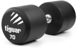 Profesionalus PU svarmuo / hantelis TIGUAR 1&ndash;70 kg (Svoris: 70 kg)