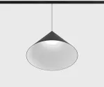 12W LED pakabinamas &scaron;viestuvas CONE į magnetinę sistemą IN_LINE, juodas, 3000K, 320mm