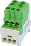 Simet SDB 100 paskirstymo blokas - Al/Cu 80010 SIMBLOCK žalias