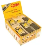 Nailoniniai juodi dirželiai COBRA PA66, 3,6x360 mm, 100 vnt.
