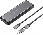 Kieszeń dyskowa Orico DDM2-C3-G2 M.2 NVME USB-A USB-C 3.2 10Gb/s - pilka