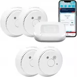 eQ-3 EQ3 Homematic IP pradinis dūmų jutiklio rinkinys &ndash; 4 kambarių dūmų detektorius
