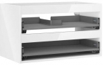 Praustuvo spintelės korpusas Mexen Box-A, 80 cm, 2 stalčiai, Baltas glossy