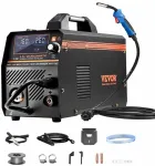 MIG suvirinimo aparatas 160A, sinerginis, daugiaprocesinis (MIG, Flux, TIG, MMA), IGBT inverteris, LCD ekranas, metalo suvirinimui