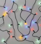 Emos LED Christmas chain - traditional, 26,85 m, indoor and outdoor, multicolor