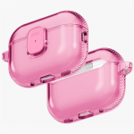 Dėklas Uniq Glase Pro Case for AirPods Pro 3 Lock Case - Transparent Rožinė