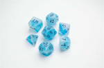 Gamegenic Glow serija &ndash; RPG kauliukų rinkinys &ndash; lediniai trupiniai