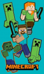 Minecraft &scaron;liaužiojimo rank&scaron;luostis 30x50cm