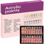 ISO TRADE Akriliniai dažai 24 vnt. 12 ml