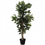 Dirbtinis fikusas juodame vazone, 115 cm