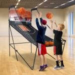 Promotions Krep&scaron;inio lankas su automatika, 205x106x205 cm, juodas, sulankstomas arkadinis žaidimas