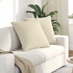 Sofa Pagalvės 2 pcs Smėlio 80 x 80 cm audinys